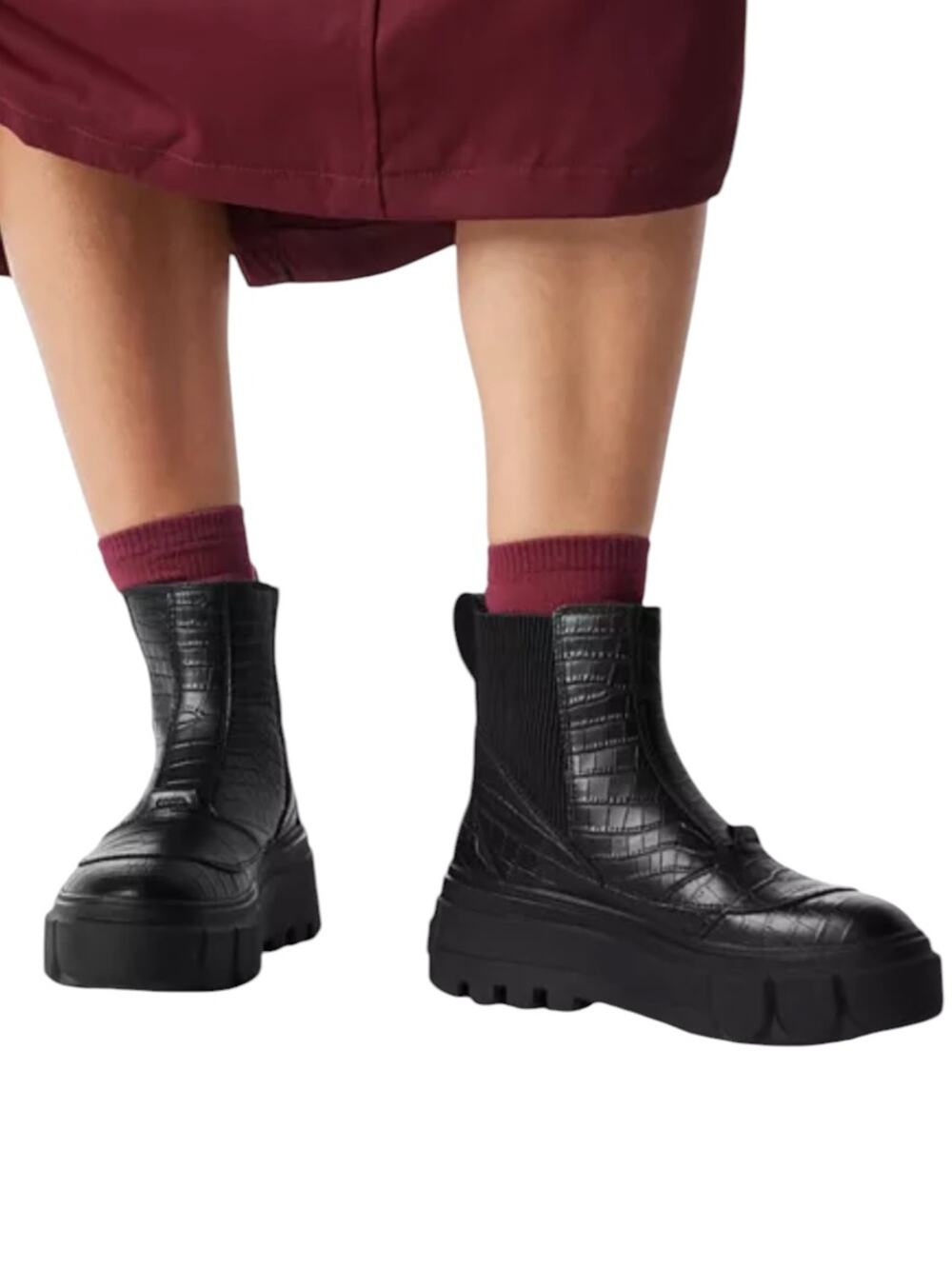 <<Sorel Caribou X Platform Chelsea Black Boots – Sz 10.5